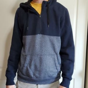 Quarter zip pullover hoodie (fleece)
